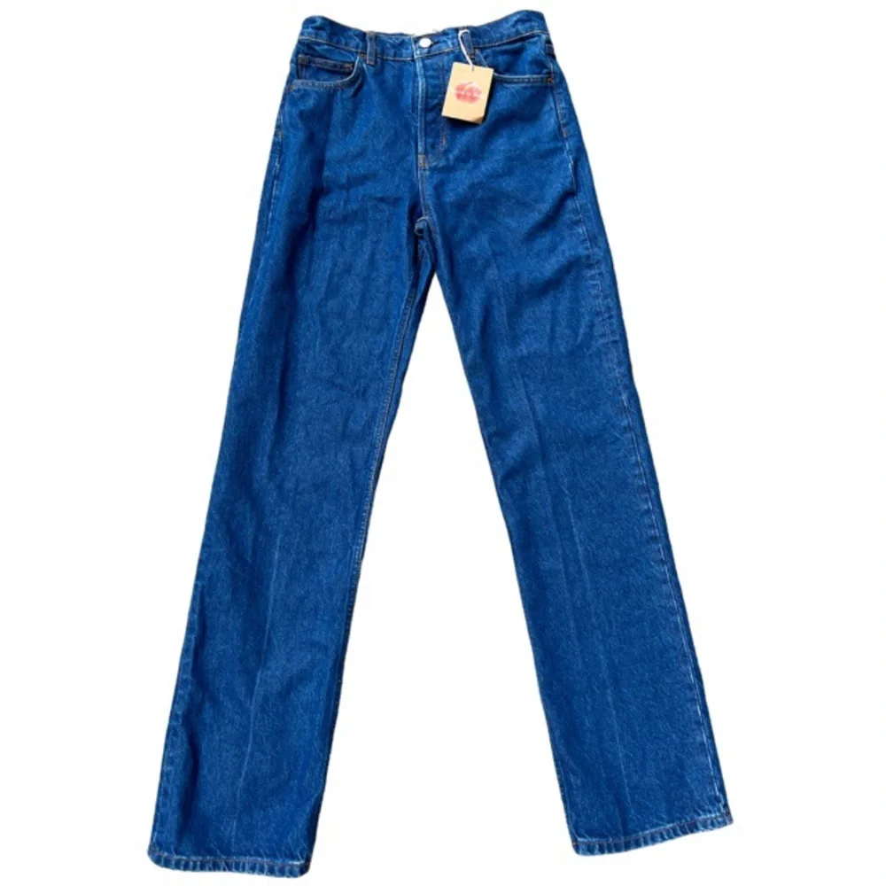 Reformation High Rise Blue Jeans - Picture 3 of 6